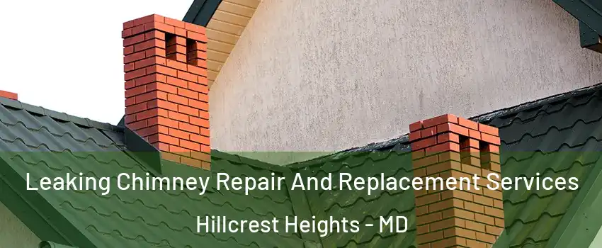  Leaking Chimney Repair And Replacement Services Hillcrest Heights - MD